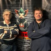 Paul Rollett and Cheeky Swine's Neil Johnson