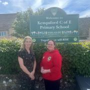 Kempsford Primary School headteacher Mrs Seward and ELSA lead Mrs Miller