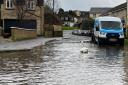 Flooding in Park Road, Malmesbury from earlier this year in January