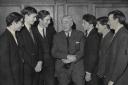 Oxford organiser Percy Bickerton with the 1966 gold winners