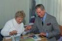 Prince Charles with patient Yvonne Cleveland