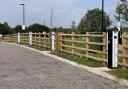 The new car park at The Old Kennels