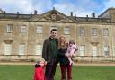 Matty Courtliff and his family at Lydiard House