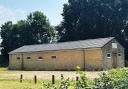 The scout hut in South Cerney with its new roof