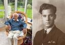 RAF veteran Eric Downs on his 102nd birthday