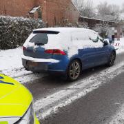Police warning after car stopped for little known snow offence