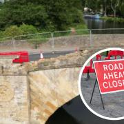 Halfpenny Bridge closed in Lechlade following crash