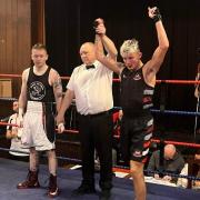 Malmesbury's Charlie Huckson wins his fight with Will George