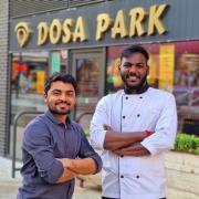 Sean and Sharath, the newly appointed manager and head chef at Cirencester's Dosa Park restaurant