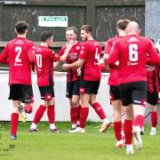 Action shots from Cirencester Town's 3-1 win at Aylesbury United