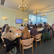 Growth Hub Cirencester's first workshop in CDC's Moreton office