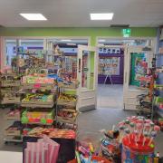 Inside Bishop's Candy in Bishops Walk shopping arcade