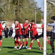 Action shots from Cirencester Town's 2-2 draw with Leighton Town on Saturday