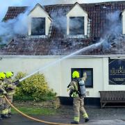 Fire crews attended a blaze in Sherston