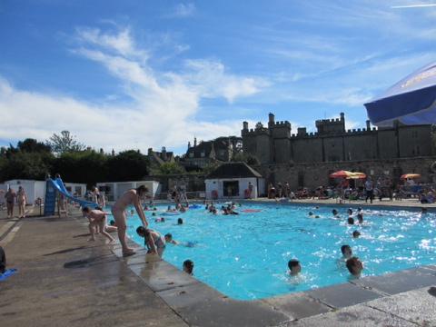 Cirencester Outdoor Pool by Dot Nokes