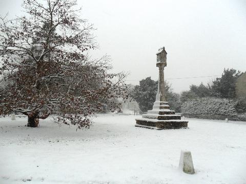 Fiona Jesson captured Down Ampney in the snow.
