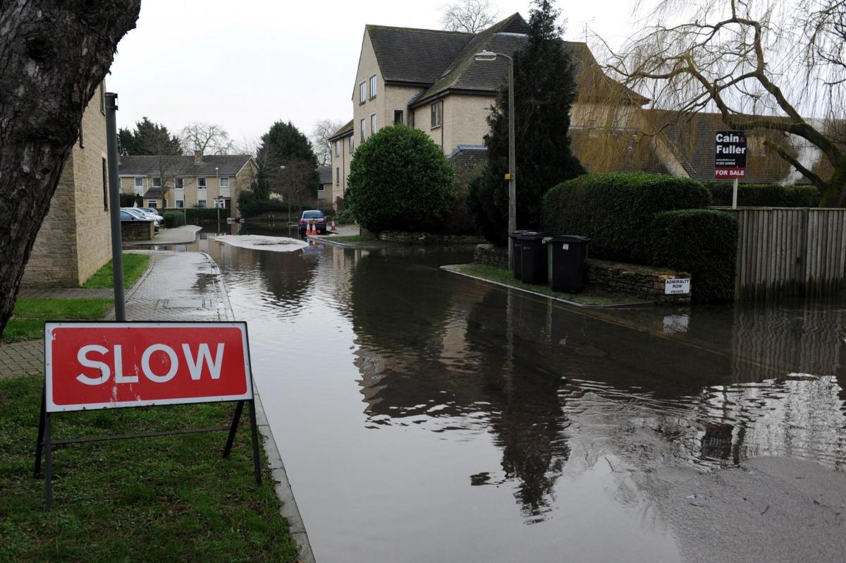 Trafalgar Road floods, Cirencester