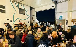 Opening night at Cotswold Lakes Brew Co taproom