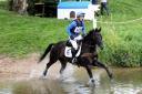 Michael Jackson in action at the Action from the Dauntsey Park Horse Trials