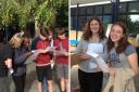 Year 11 students opening their GCSE results at Cirencester Deer Park School