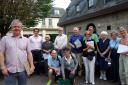 Cllr Lee Searles and the Park Community Group before the Cricklade Street place check