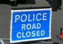 Major route closed after three vehicles crash