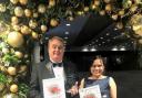 Paul Dixon and Dianne Webb at the Great British Care Awards regional awards ceremony