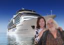 Chris Capel and Karen Williams have faced a nightmare after a cruise ship left port without Chris on board.