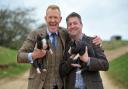 Adam Henson, TV presenter and farmer with David Prescott, chief executive of Royal Three Counties Show