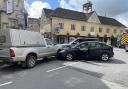 Images after crash in Tetbury