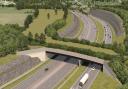 The proposed A417 Gloucester Way Green Bridge