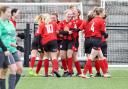 Action as Cirencester Town Ladies' impressive season continued on Saturday after a last gasp winner. Images by Graham Hill