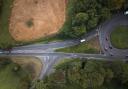 Drone image of the A417 Missing Link Project