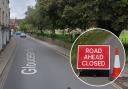 Road closure near Malmesbury's town centre