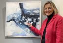 Eleanor Campbell, is donating a special painting of a wild creature she fell in love with via social media to highlight the plight of Arctic polar bears.
