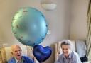 John and Barbara Parsons celebrate their 65th wedding anniversary on Valentine’s Day at Ashley House Bupa Care Home in Cirencester