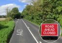 An emergency road closure is in place just outside of Cirencester after a vehicle careered off the carriageway