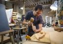 Tom Ball holds wood carving workshop at the skills centre
