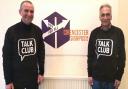 Graham Harris and Pete Sowerby from Cirencester Signpost launch Talk Club