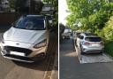 Ford Focus seized by police in Mickleton