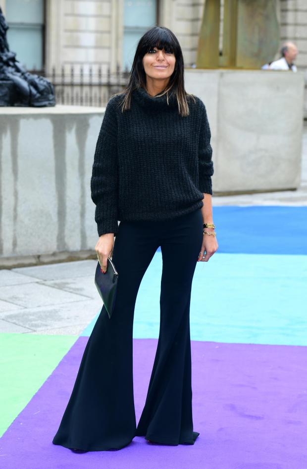 Wilts and Gloucestershire Standard: TV presenter Claudia Winkleman who will be celebrating her 50th birthday this weekend attending the Royal Academy of Arts Summer Exhibition Preview Party held at Burlington House, London in 2013. Credit: PA