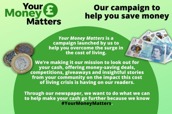 Wilts and Gloucestershire Standard: Your Money Matters campaign logo Wilts and Gloucestershire Standard: Your Money Matters campaign logo