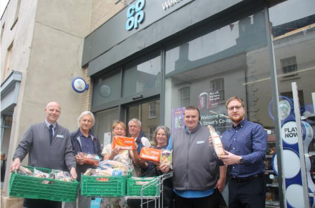 Wilts and Gloucestershire Standard: Co-op staff and volunteers