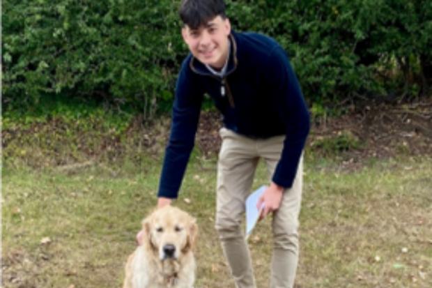 Results day: School dog joins in with KLB celebrations