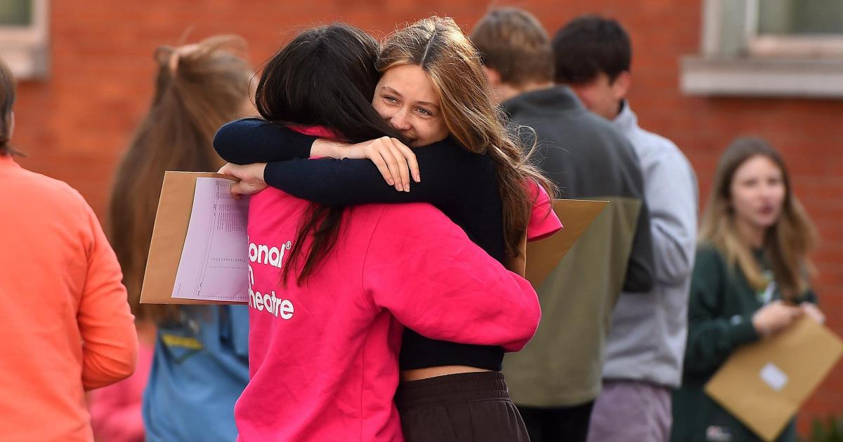 Smiles and hugs as pupils gather to receive GCSE results - Vimarsana News