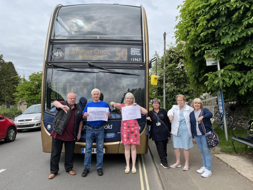 Cirencester Action on Buses fight plans to cut Cirencester bus routes 
