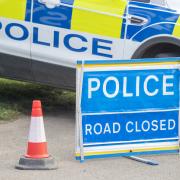 Police have closed the road between Royal Wootton Bassett and Hook