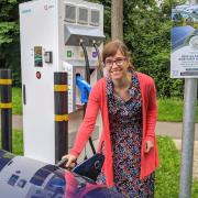 Councillor Rachel Coxcoon is hopeful the new charging points can help people make the switch to electric vehicles