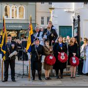 Picture from Cirencester remembrance service taken by Ian Lloyd-Graham