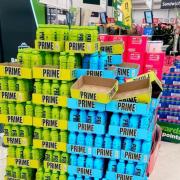 The viral drink, created by Youtubers KSI and Logan Paul, was stocked in Aldi’s SpecialBuy section on Thursday